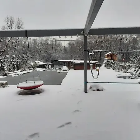 Ferienhaus Kinderparadies Mit Naturpool Und Bauernhofflair Wannweil