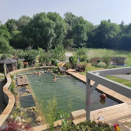 Ferienhaus Kinderparadies Mit Naturpool Und Bauernhofflair Wannweil